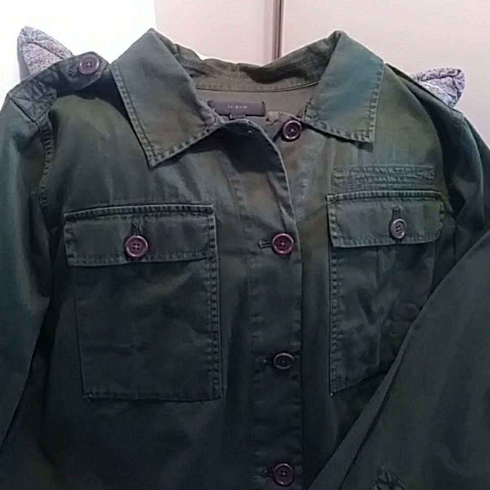 Army green jacket